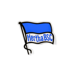 Hertha BSC Berlin Aufkleber Logo Classic klein